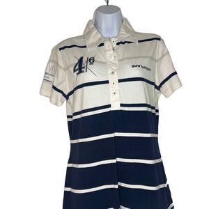 Henri Lloyd Women’s BMW Yachtsport Striped Polo Shirt Size L